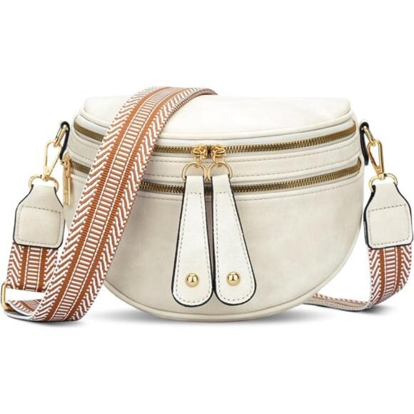 Crossbody Sling Bag for Women Trendy Apricot - Picture 1 of 4